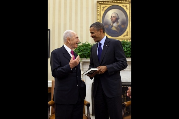 US-Präsident Obama hat Israels Staatspräsidenten Peres mit der Freiheitsmedaille ausgezeichnet