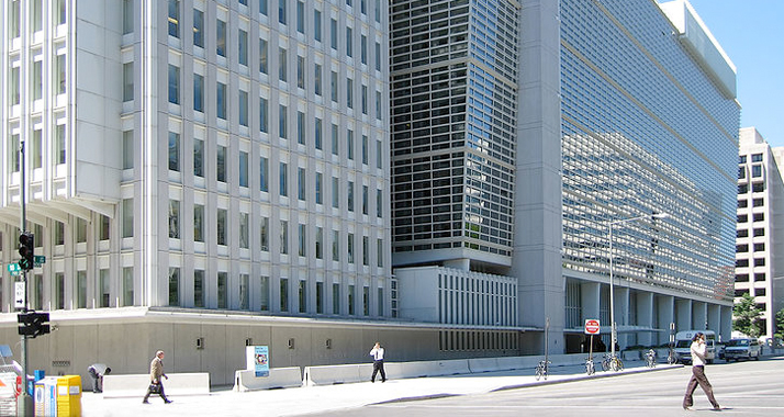 Die Hauptverwaltung der Weltbank in Washington
