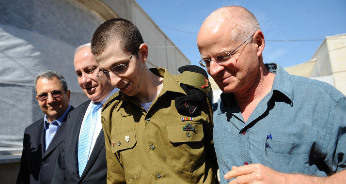 Gilad Schalit nach seiner Freilassung im Oktober 2011: Am 28. August feierte er seinen 26. Geburtstag.