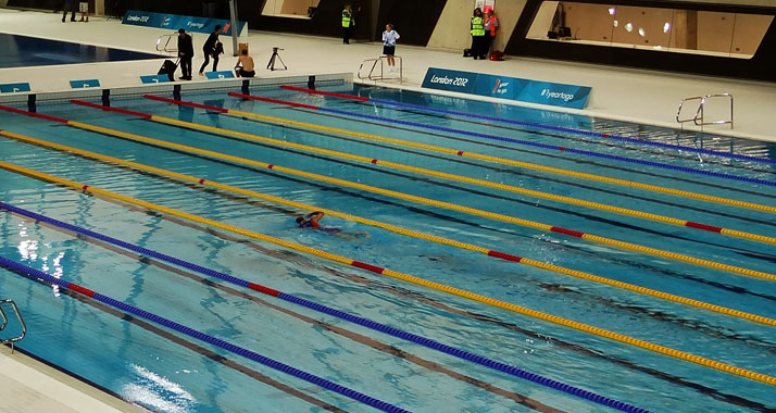 Im Londoner "Aquatics Centre" sind die paralympischen Athleten aus Israel erfolgreich.