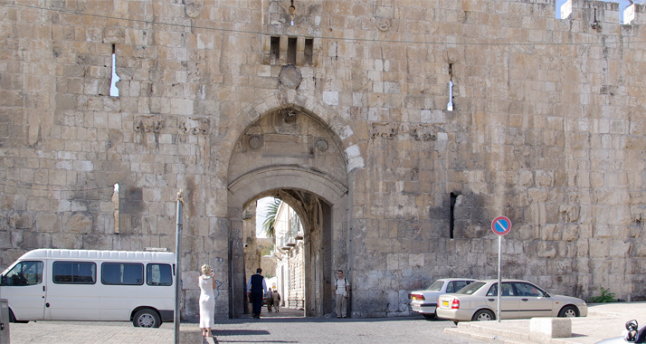 Das Löwentor in Jerusalem wurde restauriert. Hier eine Aufnahme aus dem Jahr 2008.
