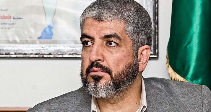 Hamas-Chef Chaled Mascha'al will "ganz Palästina befreien".