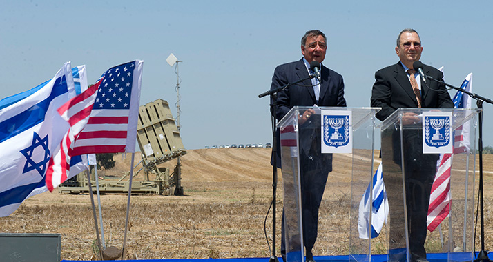 Barak und Panetta bestätigten ein weiteres Mal ihre Zusammenarbeit wie bereits im August in Israel.