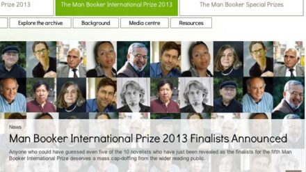 Die Kandidaten für den "Man Booker International Prize", Aharon Appelfeld oben links außen