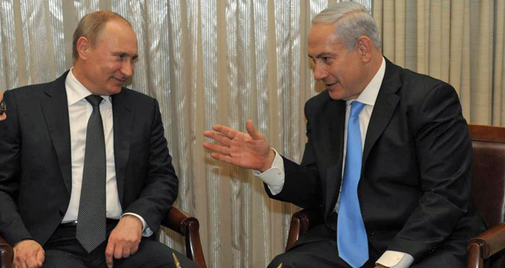 Im vergangenen Jahr trafen sich Putin und Netanjahu in Israel. (Archivbild)