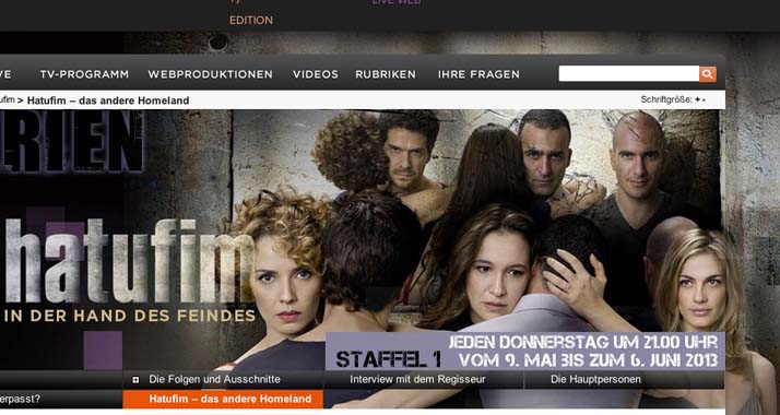 Die in Israel ausgezeichnete Serie ist ab Donnerstag erstmals im deutschen Fernsehen zu sehen.