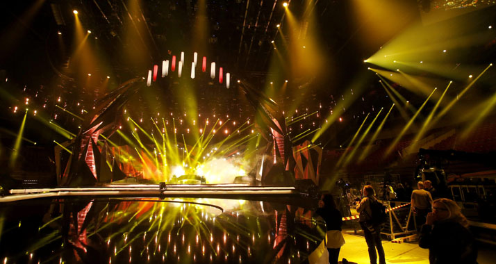 Die Arena in Malmö: für die israelische Sängerin Moran Mazor war bereits im Halbfinale Endstation. (Archivbild)