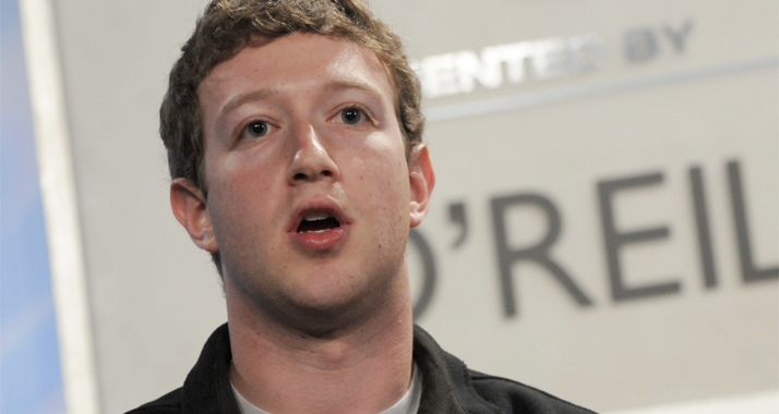 Da staunt Mark Zuckerberg nicht schlecht: Sein Profil wurde gehackt.
