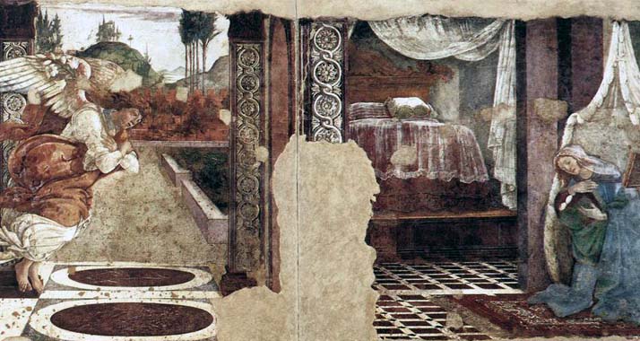 Aus "geopolitischen und logistischen" Gründen kommt Botticellis Fresco "Verkündigung von S. Martino" derzeit nicht nach Jerusalem.