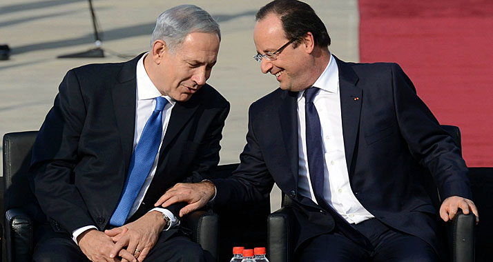 Netanjahu und Hollande (r.): Israel und Frankreich nähern sich wieder an