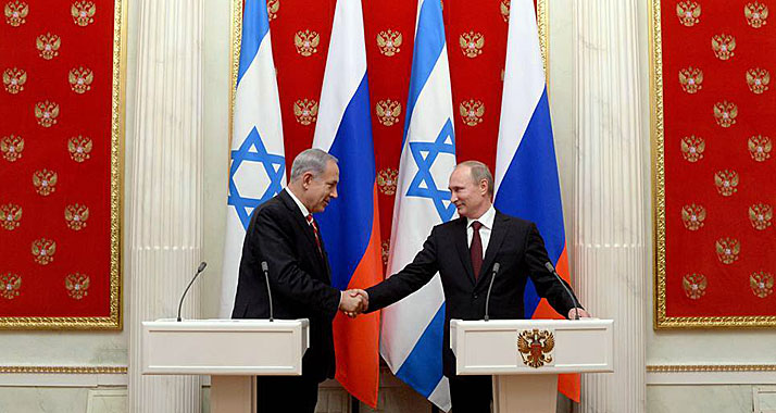 Netanjahu (l.) hat Putin vor Kompromissen gegenüber dem Iran gewarnt.