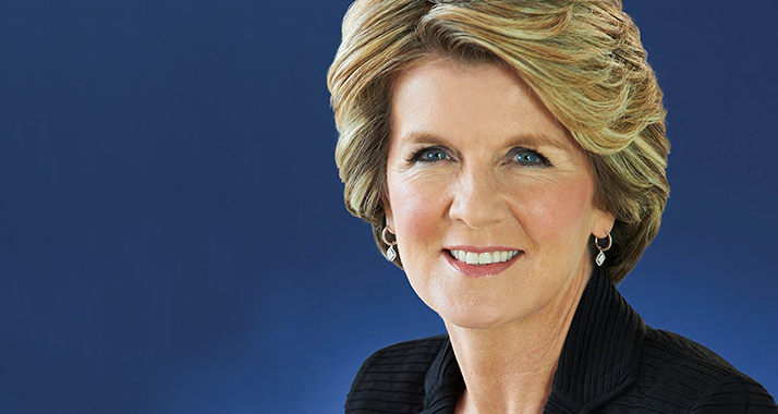 Australiens Außenministerin Julie Bishop hat angekündigt, UN-Resolutionen gegen Israel nur noch anzunehmen, wenn diese "ausgewogen" sind.
