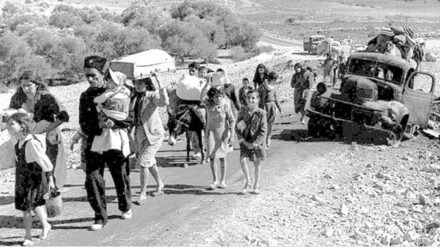 Palästinensische Flüchtlinge im Herbst 1948. Eine Ausstellung dazu will "AmEchad" verhindern.
