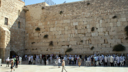 Die Klagemauer in Jerusalem war bei den Touristen besonders beliebt.