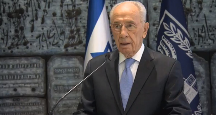 Er teile die Trauer der Angehörigen des getöteten Richters, sagte Peres am Montag.