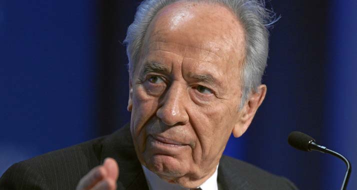 Äußert sich gerne zu brisanten politischen Themen: Staatspräsident Schimon Peres.