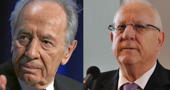 Reuven Rivlin (r.) gilt als Favorit bei der Nachfolge von Staatspräsident Schimon Peres.
