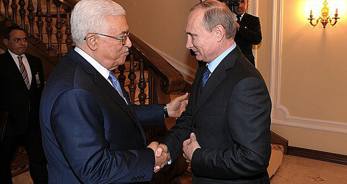 "Treffen zweier Freunde": Abbas und Putin (r.) am Mittwoch in Novo-Ogarjovo