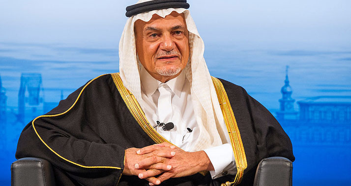 Gibt der Hamas die Schuld für den Tod vieler Palästinenser in Gaza: Turki al-Faisal