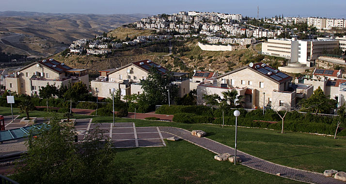 Die Stadt Ma'aleh Adumim ist die drittgrößte Siedlung im Westjordanland.