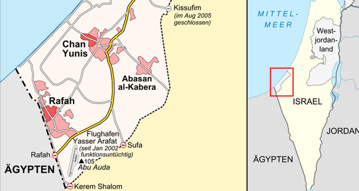 Laut Medienberichten würde Ägypten den Palästinensern einen Teil der Sinai-Halbinsel überlassen, um das Gebiet des Gazastreifens zu vergrößern.