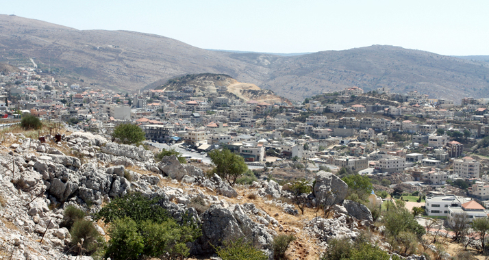 Madschdal Schams ist mit rund 8.800 Einwohnern der größte drusische Ort auf den Golan-Höhen.