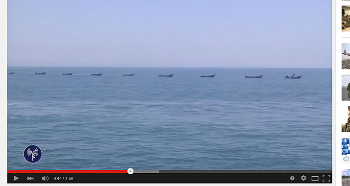 In einem Konvoi brachte die Marine die Fischerboote in den Norden des Gazastreifens.
