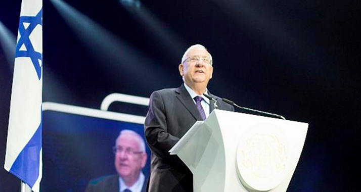 Ruft Christen zum Gebet für Israel auf: Staatspräsident Rivlin bei der ICEJ-Feier