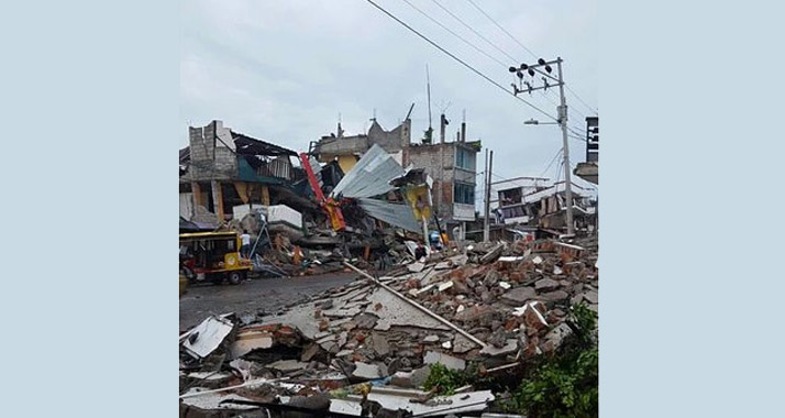 Bei dem Erdbeben in Ecuador sind mehr als 270 Menschen ums Leben gekommen
