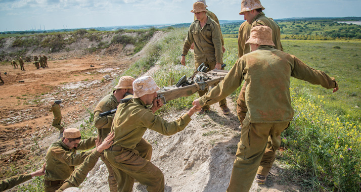 Israelische Soldaten bei einer Rekrutierungsübung in den Golanhöhen