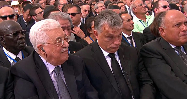 Dass Abbas an der Trauerfeier für Peres teilnahm, führte der Beamte auf schlechte Ratgeber zurück
