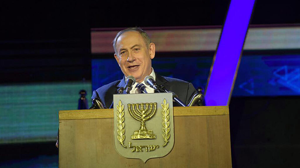Stößt mit seiner Drohung auf allgemeine Kritik: Benjamin Netanjahu