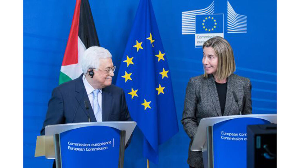 Sind sich nicht nur bei der Bewertung der Siedlungspolitik einig: Abbas und Mogherini