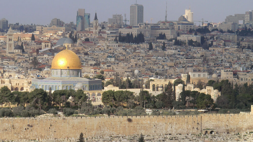 Nicht nur Juden, auch Christen und Muslime zeigen in der Jerusalemer Altstadt Präsenz