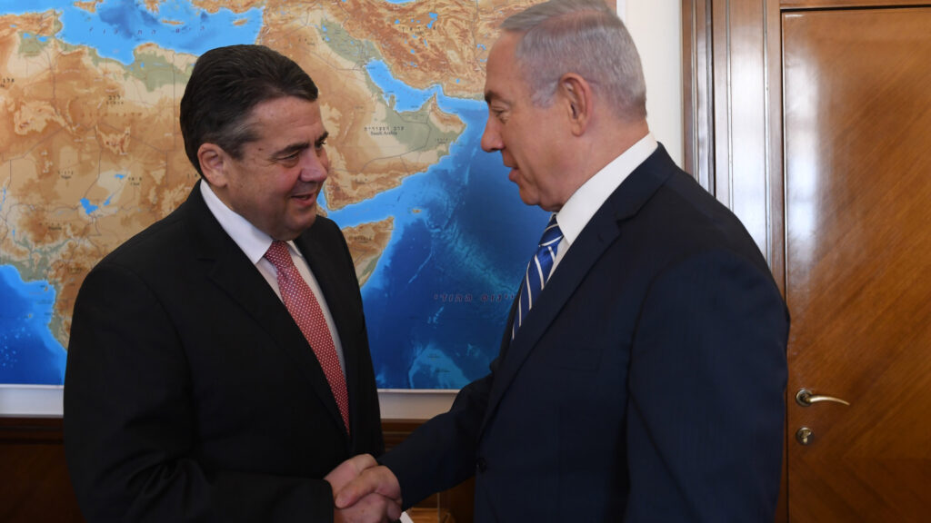In Jerusalem haben sich der deutsche Außenminister Sigmar Gabriel und der israelische Premierminister Benjamin Netanjahu getroffen