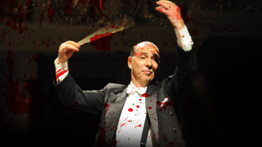 Auf dem von BDS Chile verbreiteten Bild ist der israelische Dirigent Jeruham Scharovski blutverschmiert