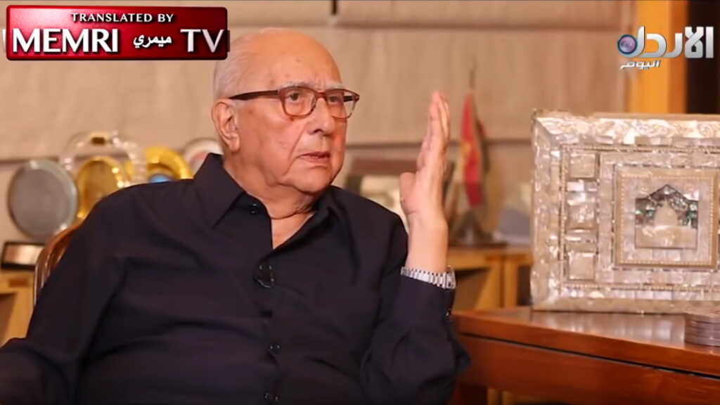 Der ehemalige jordanische Premier Al-Madschali spricht im Fernsehen über das Verhältnis zu Israel