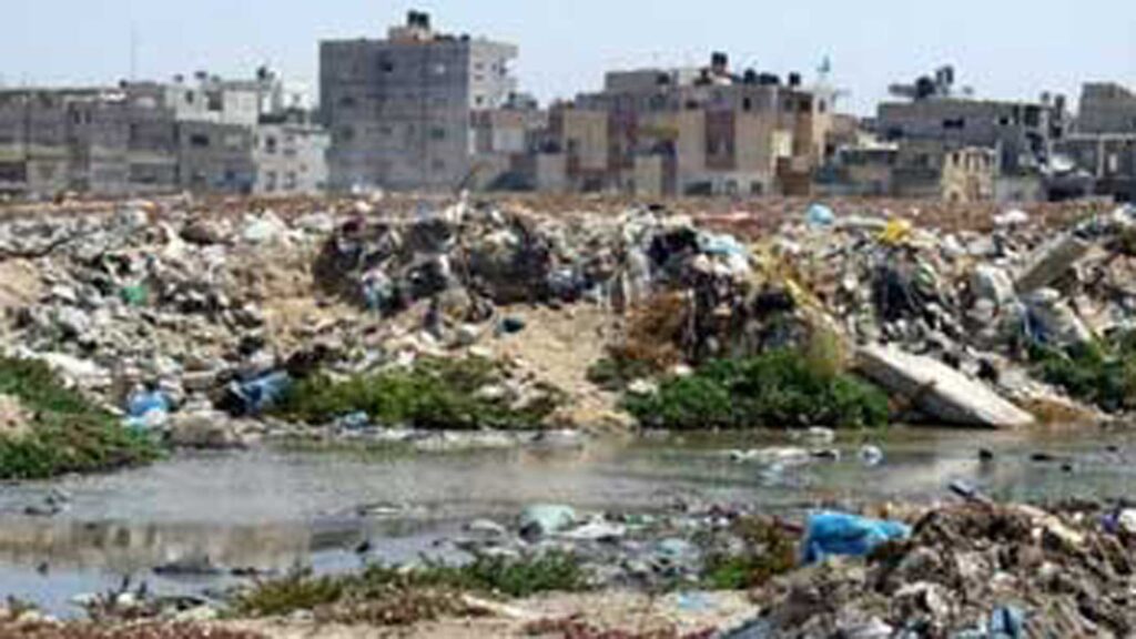 Kein schöner Anblick: Müll in Rafah