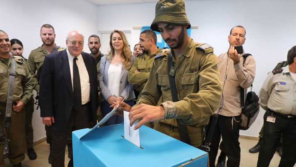Bei den Knessetwahlen zählten auch die Stimmen der Soldaten