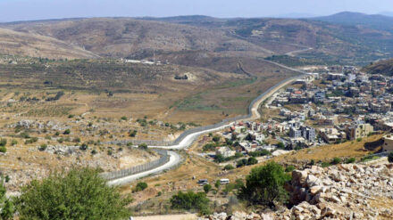Die Drusenstadt Madschdal Schams im Golan an der Grenze zu Syrien