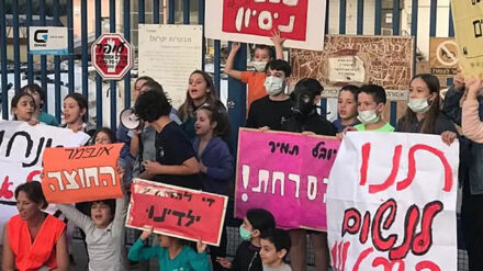 Die Kinder forderten bei der Demonstration frische Atemluft