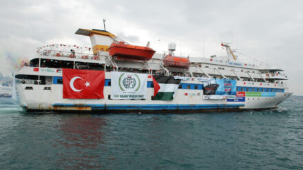 Sollte vor zehn Jahren „die Blockade des Gazastreifens brechen“: die Mavi Marmara, aufgenommen am 22. Mai 2010