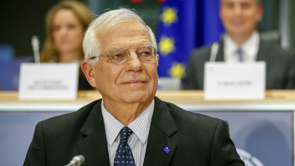 Der EU-Außenbeauftragte Josep Borell, hält nichts vom „Deal des Jahrhunders“ (Archivbild)