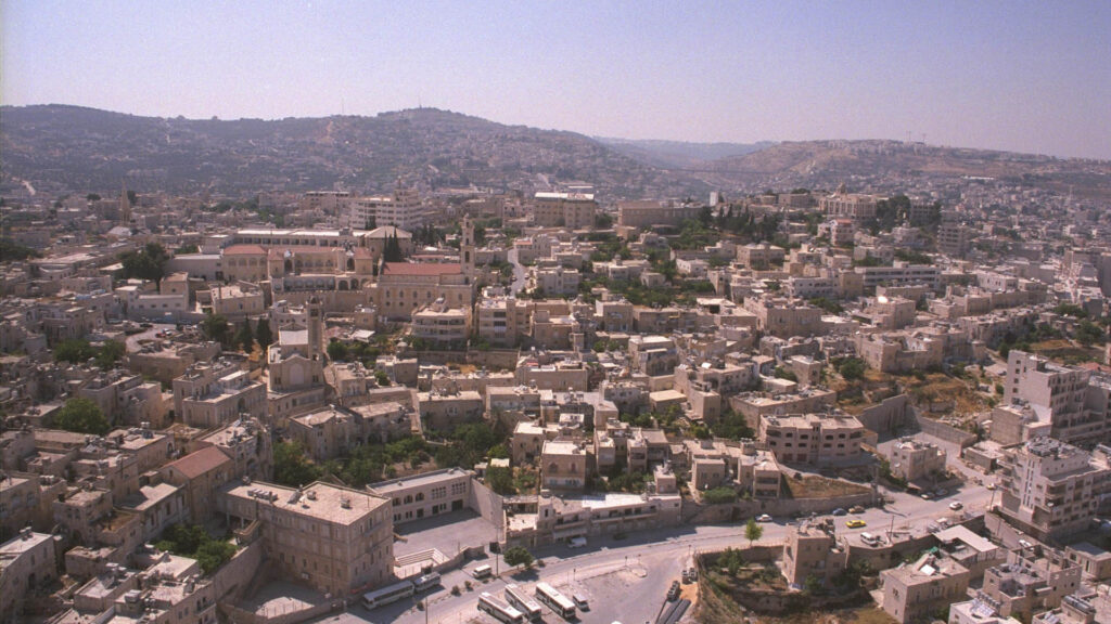 Stadt mit bewegter Geschichte: Bethlehem im Jahr 1998
