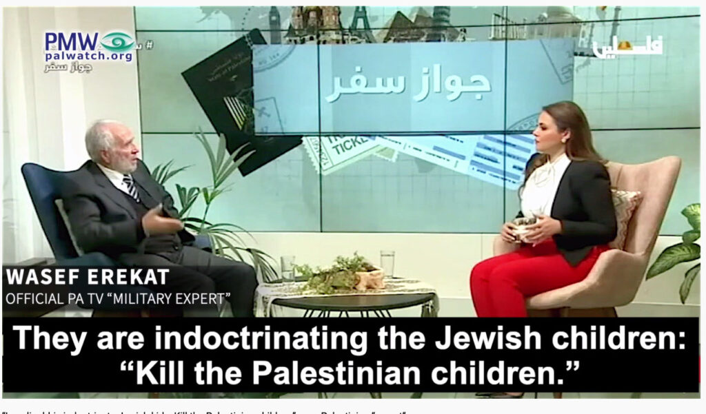 Vorwürfe gegen Rabbiner: Wassef Erekat in der Sendung mit einer palästinensischen Moderatorin