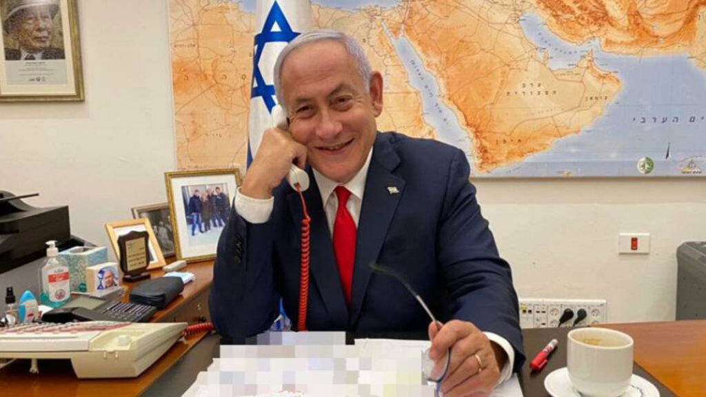 Der israelische Premier Netanjahu scheint am Gespräch mit US-Präsident Biden Freude gehabt zu haben