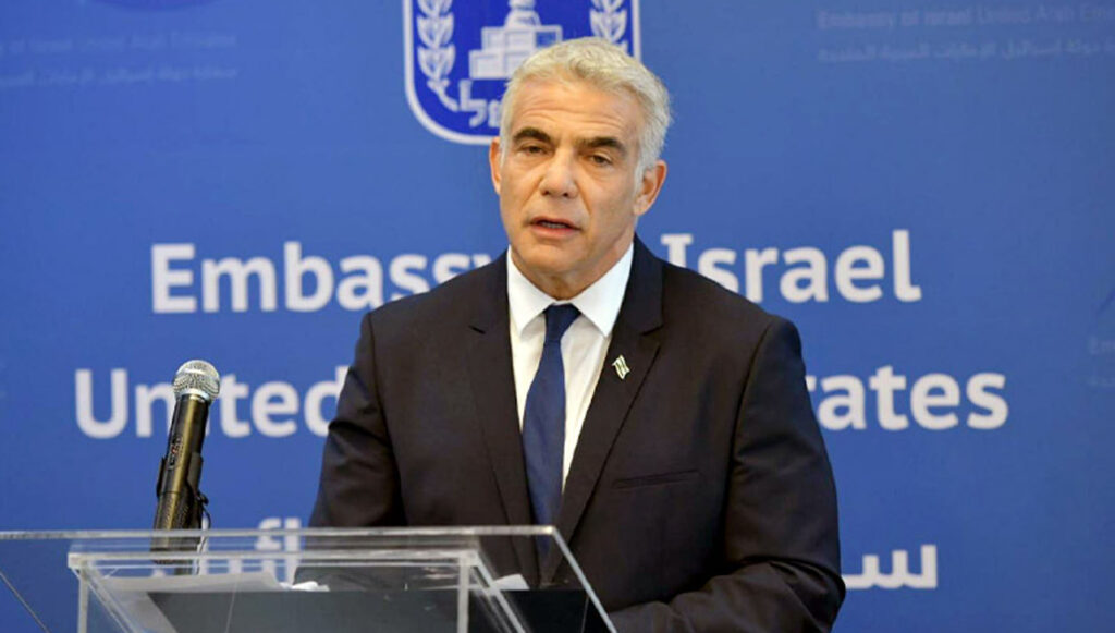 Betonte in Abu Dhabi Israels Friedenswillen: Außenminister Lapid