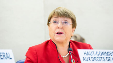 Kritisiert die Sicherheitskräfte der Palästinensischen Autonomiebehörde: Michelle Bachelet (Archivbild)