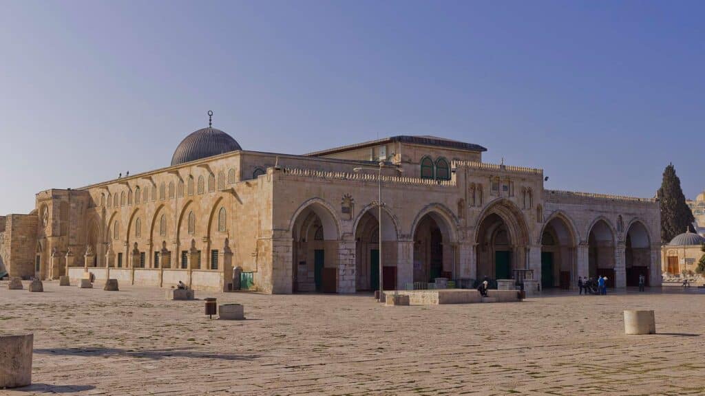 Die Al-Aqsa-Moschee auf dem Tempelberg in Jerusalem