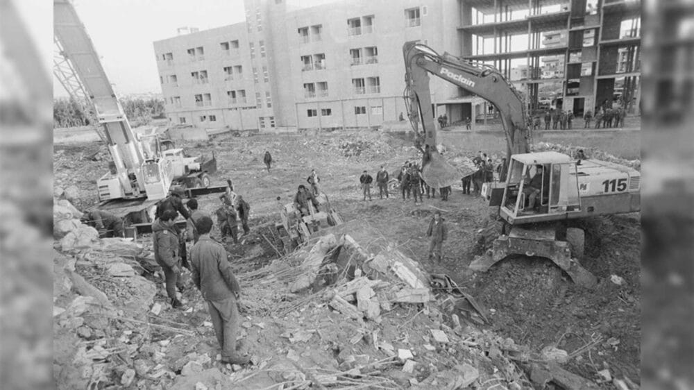 Die Explosion in Tyros 1982 riss dutzende Menschen in den Tod